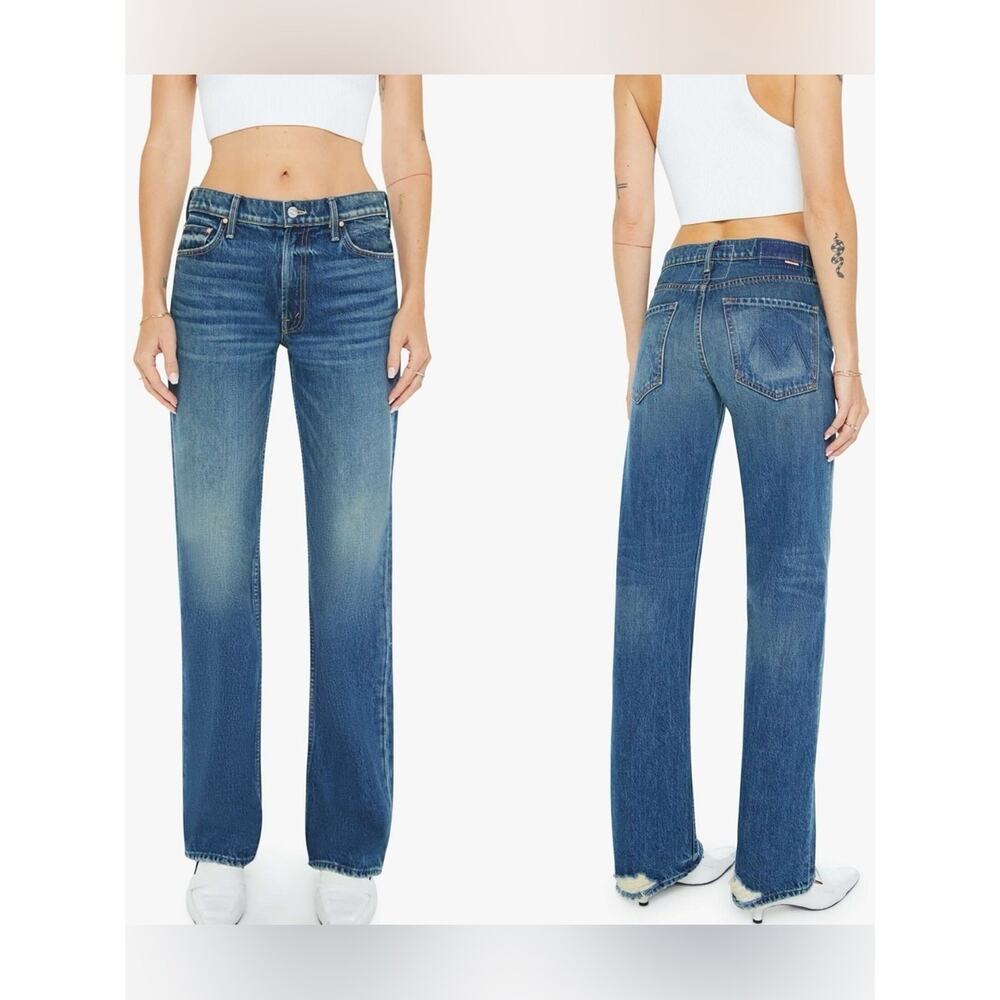MOTHER Superior The Reifler Straight Leg Jeans After Midnight Wash Sz 26